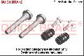 Zestaw tulei prowadzących, zacisk hamulca113-0010X, KAWE w ofercie sklepu e-autoparts.pl 
